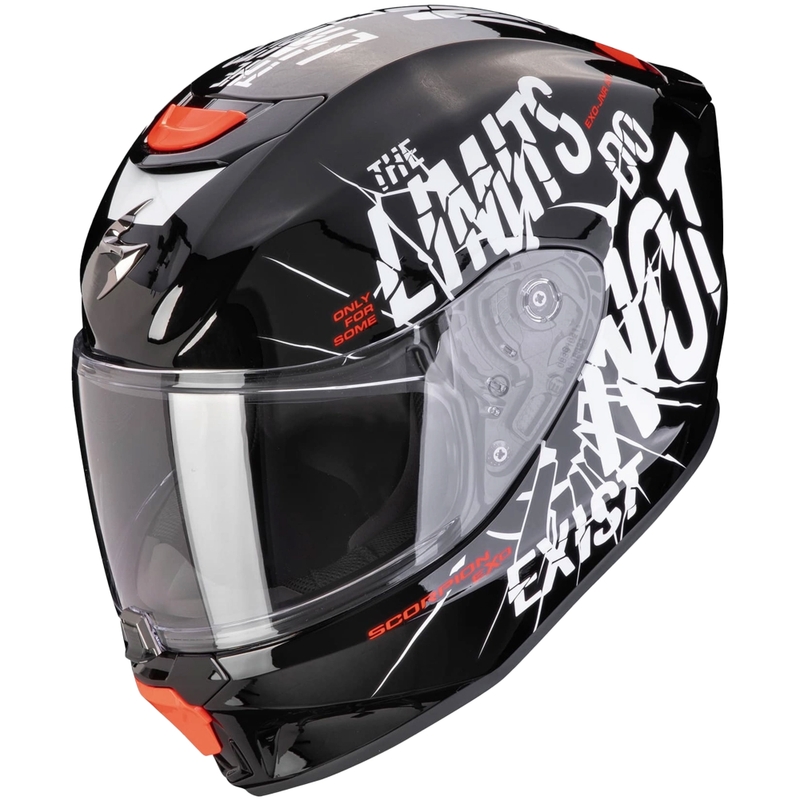 Detská prilba na motocykel Scorpion EXO-JNR AIR BOUM čierno-biela
