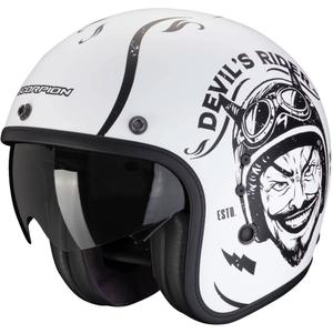 Otvorená prilba na motorku Scorpion Belfast Evo ROMEO matná čierno-biela výpredaj