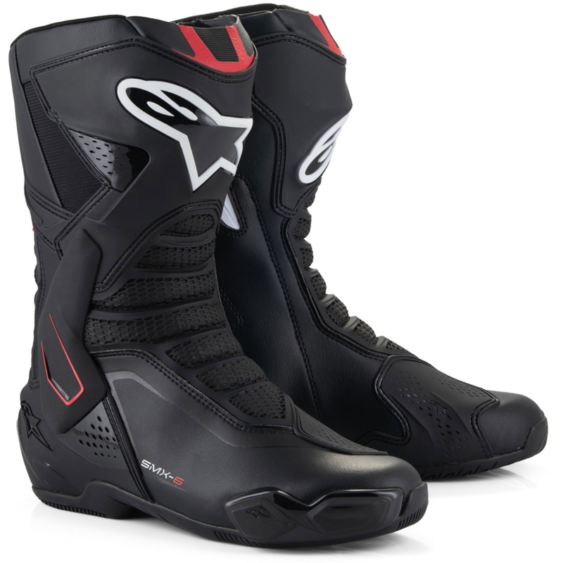 Topánky na motorku Alpinestars SMX-6 3 čierno-červené