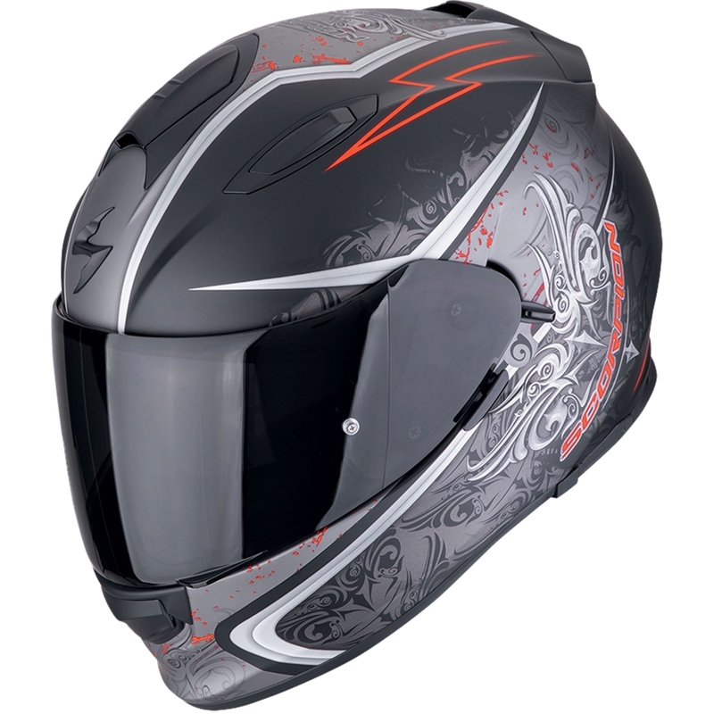 Integrálna helma na motorku Scorpion EXO-491 RUN matná čierno-červená