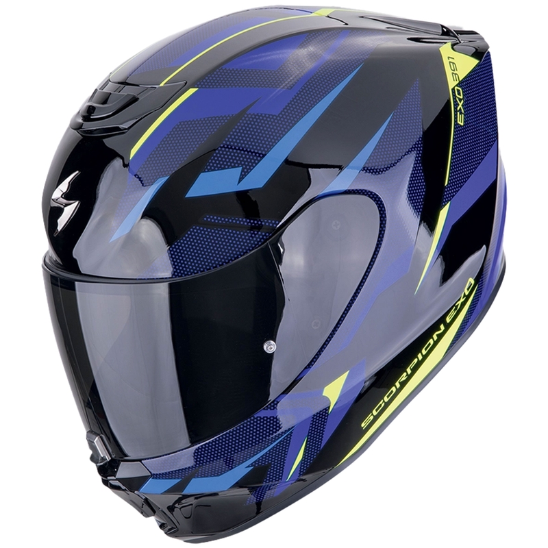 Integrálna prilba na motorku Scorpion EXO-391 AAXO čierno-modrá