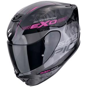 Integrálna prilba na motorku Scorpion EXO-391 AVA čierno-ružová