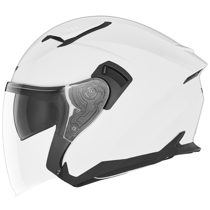 Otvorená helma na motorku NOX N130 biela