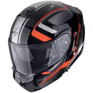 Modulárna helma na motorku Scorpion EXO-930 EVO ARDENS metalická čierno-červená