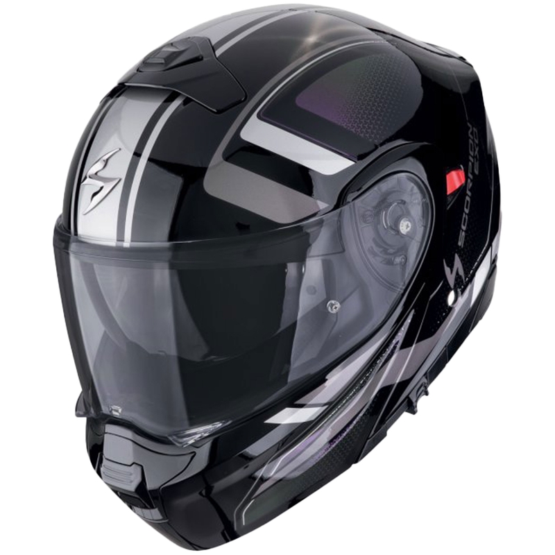 Modulárna helma na motorku Scorpion EXO-930 EVO ARDENS čierna chameleón