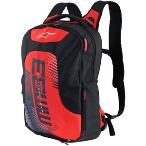 Batoh Alpinestars City Hunter V2 MM93 fluo červeno-modro-čierno-biely