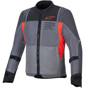 Bunda na motorku Alpinestars ST-2 Air šedo-tmavo šedo-červená