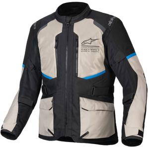 Bunda na motorku Alpinestars Andes Air Drystar čierno-šedo zeleno-modrá