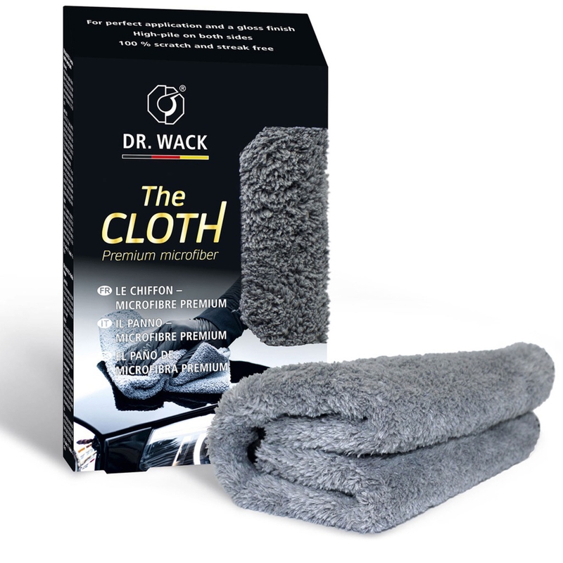 Hustá prémiová utierka na finálne rozleštenie Dr. Wack The Cloth šedá