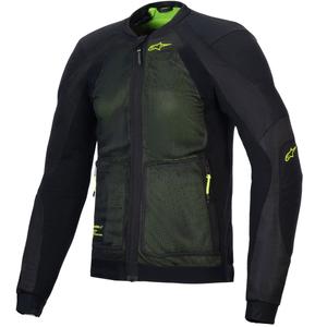 Bunda na motorku Alpinestars TROOP-AIR čierno-fluo žltá