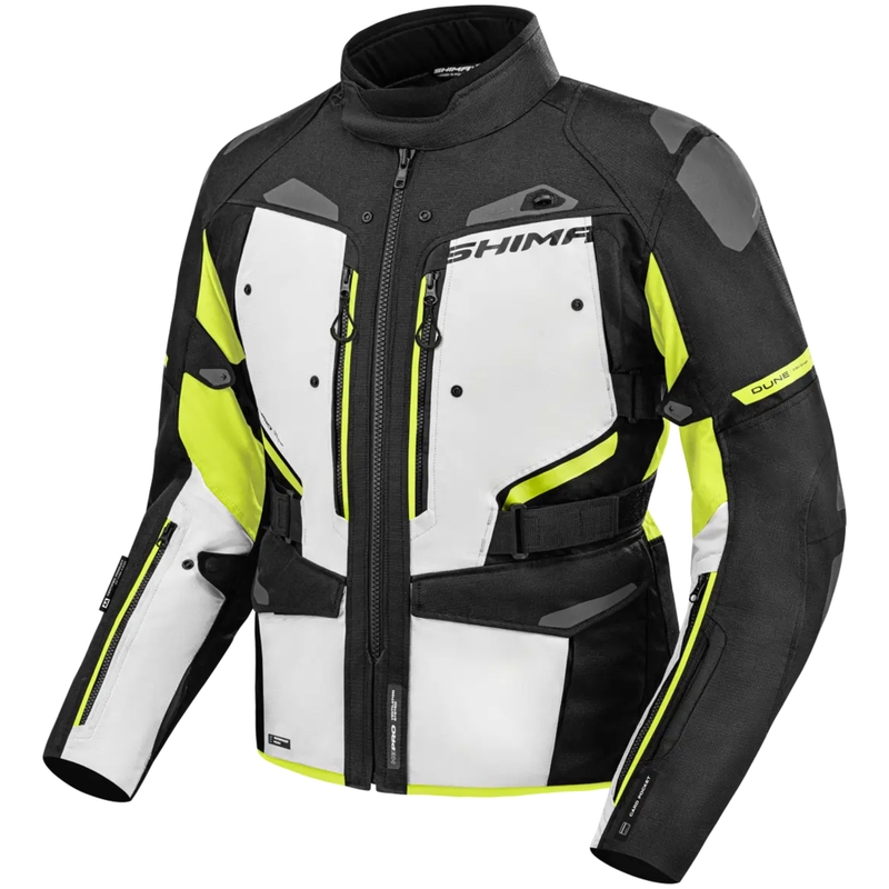Bunda na motorku Shima Dune fluo žltá