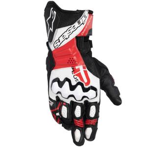 Rukavice na motorku Alpinestars GP Plus R V3 čierno-bielo-červené