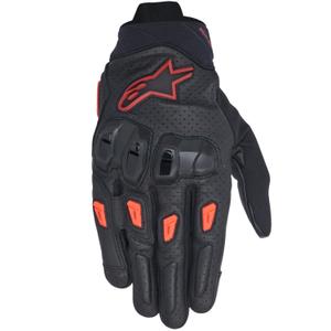 Rukavice na motorku Alpinestars SP X 7 čierno-tmavo červeno-červené