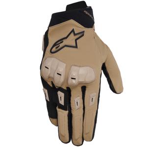 Rukavice na motorku Alpinestars SP X 3 tmavá khaki-pieskovo-čierna