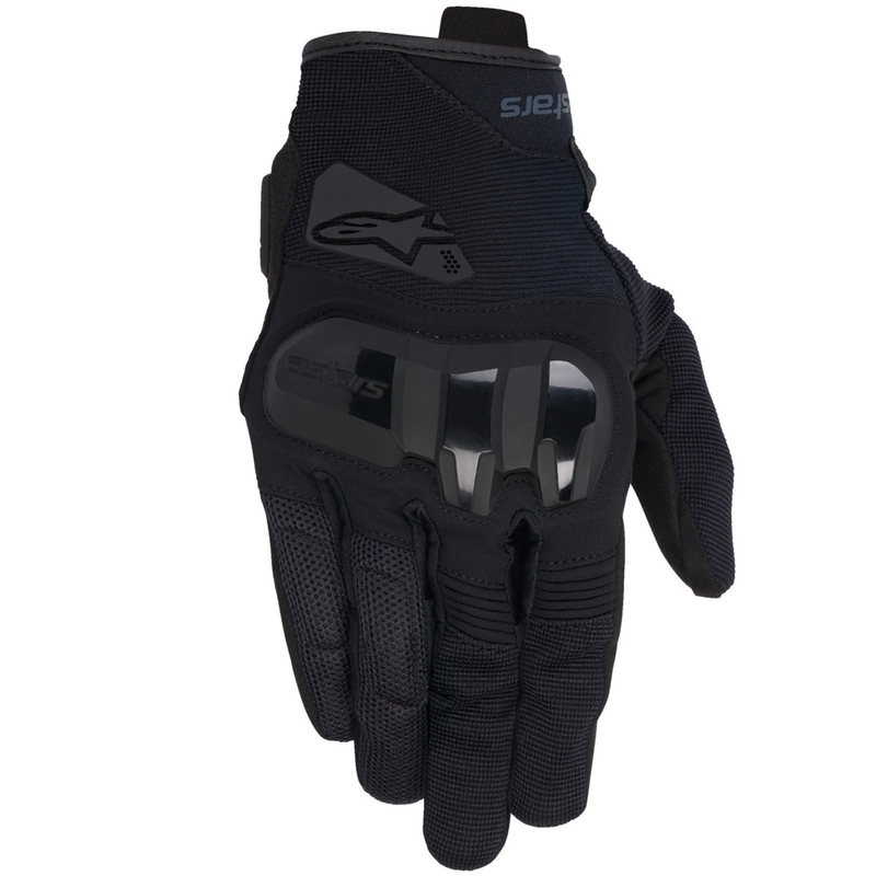 Dámske rukavice na motorku Alpinestars Chróm V2 čierno-tmavo šedé