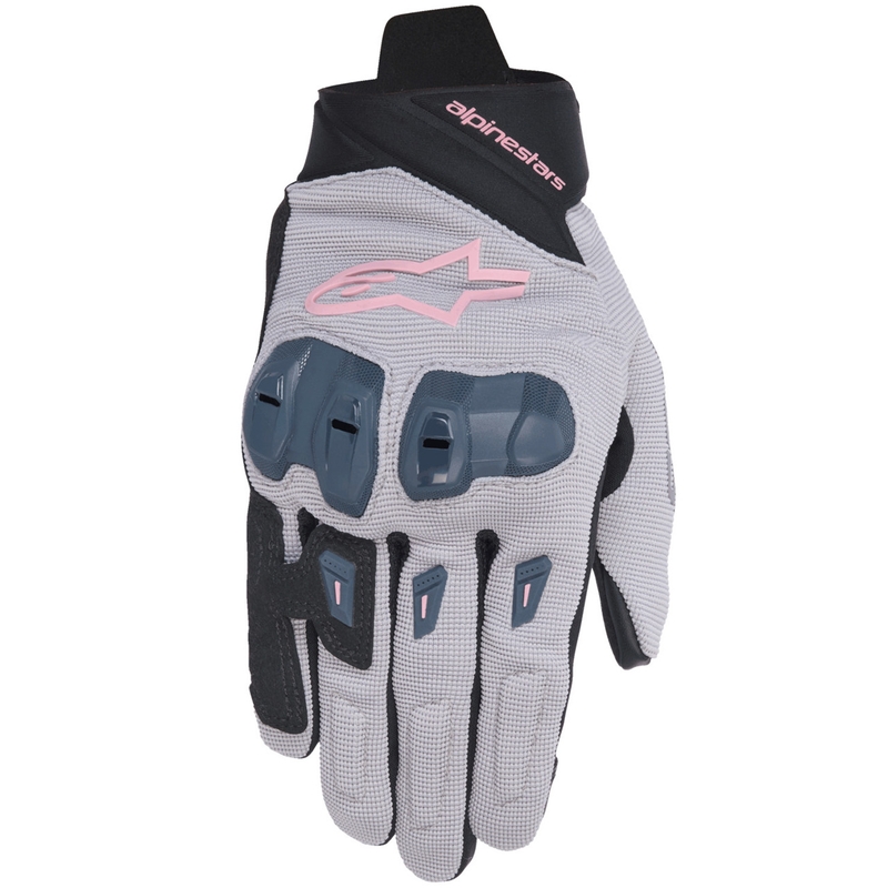 Dámske rukavice na motorku Alpinestars STELLA SP X 1 šedo-čierno-tmavo šedo-ružové