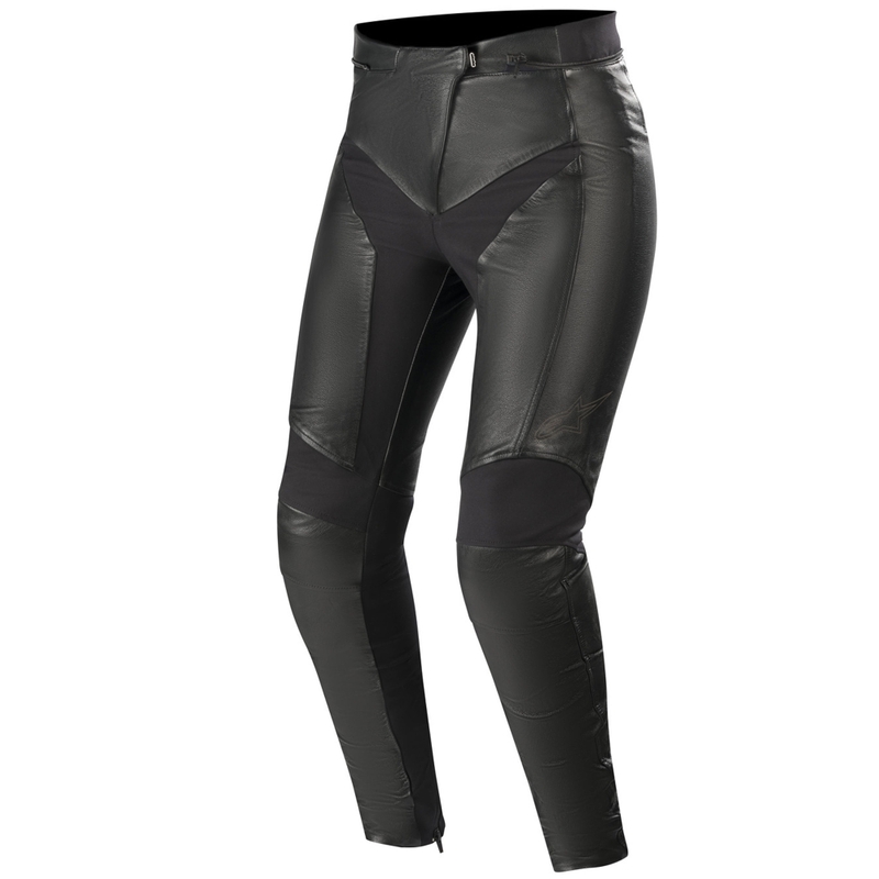 Dámske kožené nohavice na motorku Alpinestars Stella Vika V2 čierne