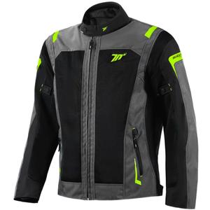 Bunda na motorku Seventy Degrees SD-JT66 Sahara čierno-fluo žltá