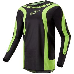 Motokrosový dres Alpinestars Fluid Lurv čierno-fluo žltá