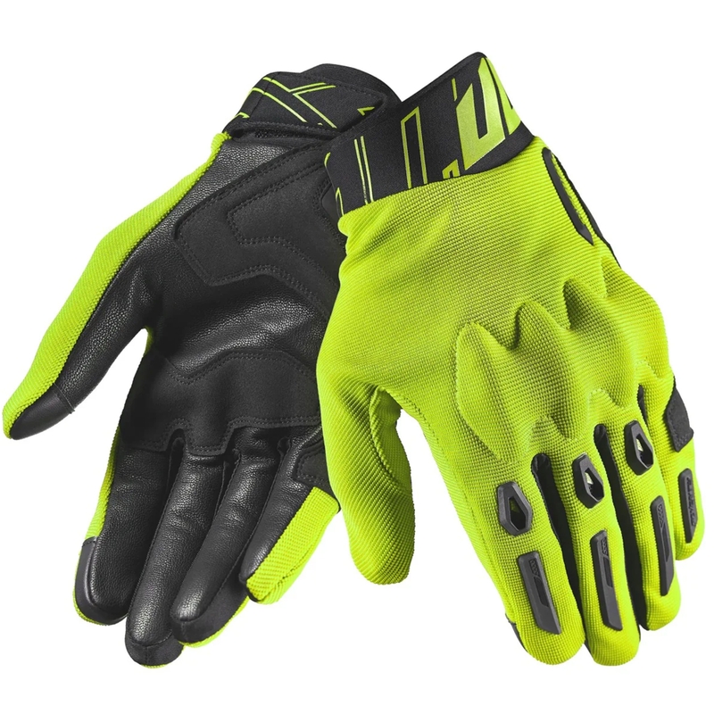 Rukavice na motorku Seventy Degrees SD-N66 Fullgas fluo žlté