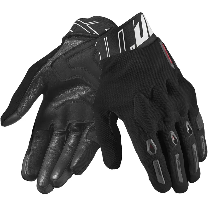 Rukavice na motorku Seventy Degrees SD-N66 Fullgas čierno-červeno-biele