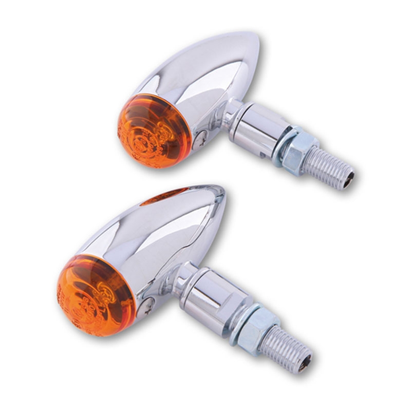 Blinkre na motorku Highsider Smart Micro-bullet chróm