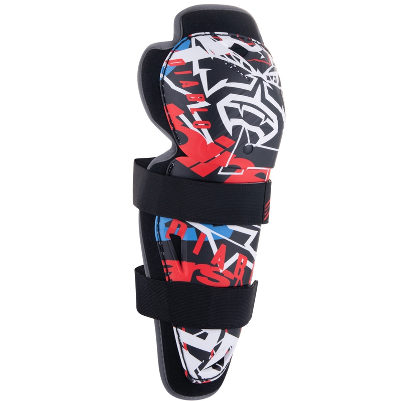 Chrániče kolien Alpinestars Bionic Action FQ20 čierno-červené