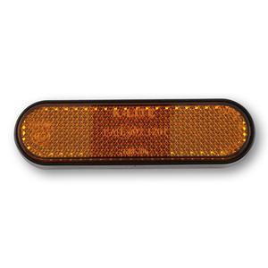 Odrazka Highsider Smart so samolepiacou fóliou oválna žltá