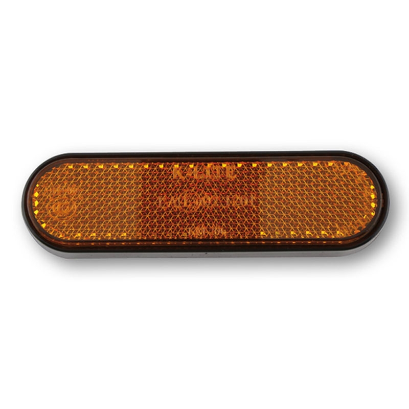 Odrazka Highsider Smart so samolepiacou fóliou oválna žltá