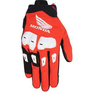 Rukavice na motorku Alpinestars SP X 3 kolekcie Honda červeno-čierno-biele