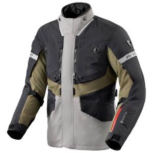 Bunda na motorku Revit Neptune 3 GTX čierno-zelená