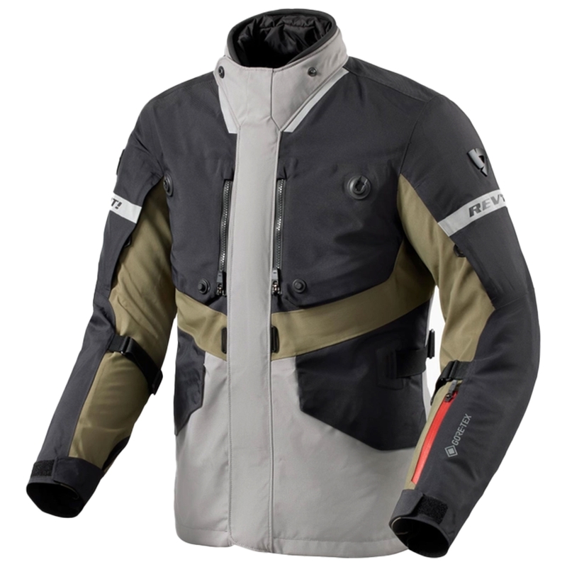Bunda na motorku Revit Neptune 3 GTX čierno-zelená