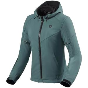 Dámska bunda na motocykel Revit Afterburn H2O tmavo zelená