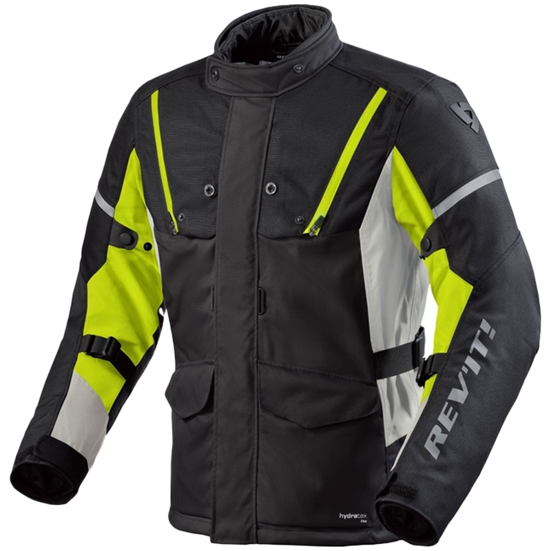 Bunda na motocykel Revit Horizon 3 H2O čierno-fluo žltá