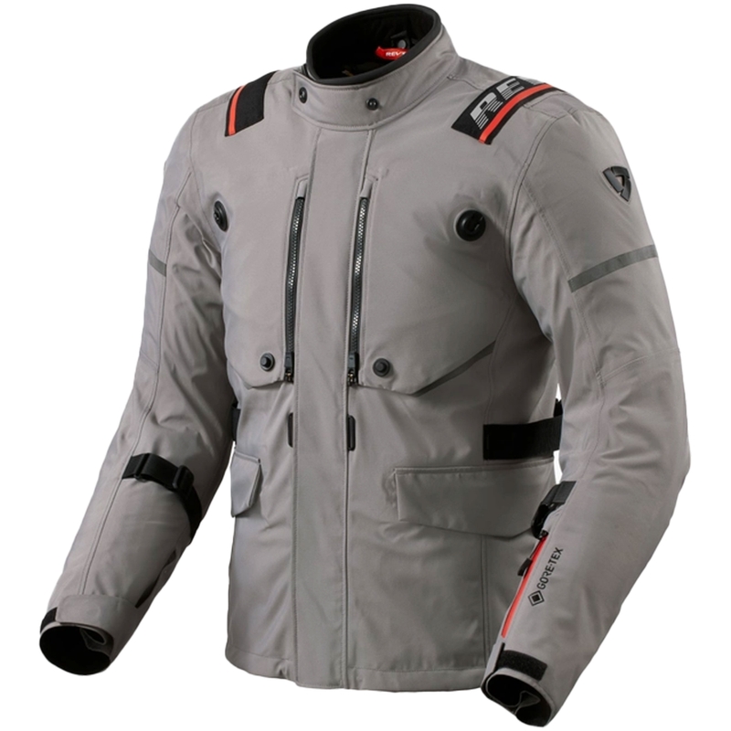Bunda na motorku Revit Vertical GTX tmavo šedá