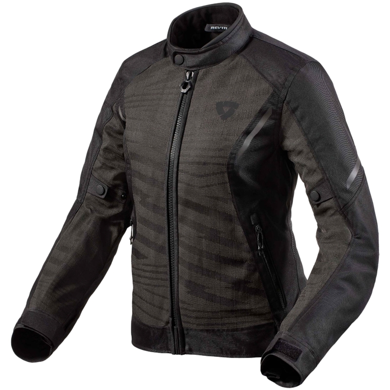 Dámska bunda na motocykel Revit Torque 2 H2O čierno-antracitová