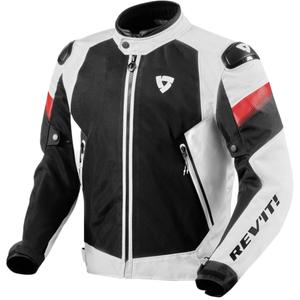 Bunda na motocykel Revit Control Air H2O bielo-čierna