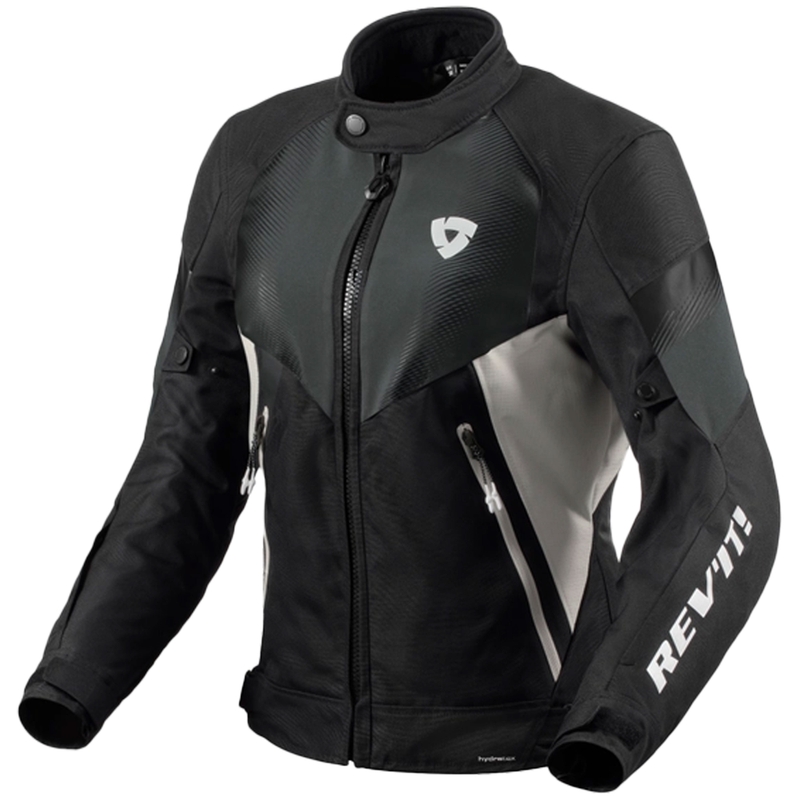 Dámska bunda na motocykel Revit Control H2O čierno-strieborná
