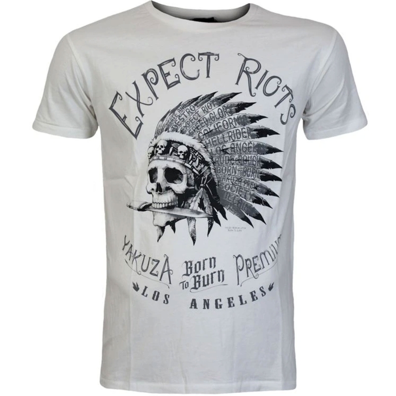 Tričko Yakuza Premium Expect Riots - Los Angeles biele