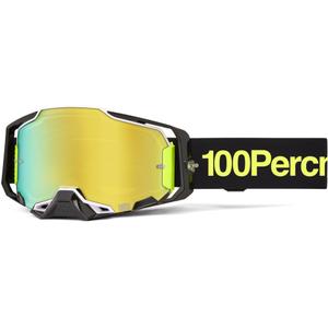 Motokrosové okuliare 100% Armega Orban so zlatým plexi