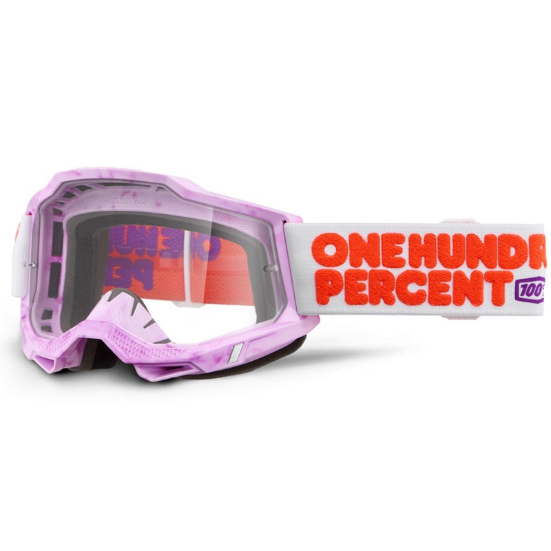 Motokrosové okuliare 100% Accuri 2 Hundreds s čírym plexi