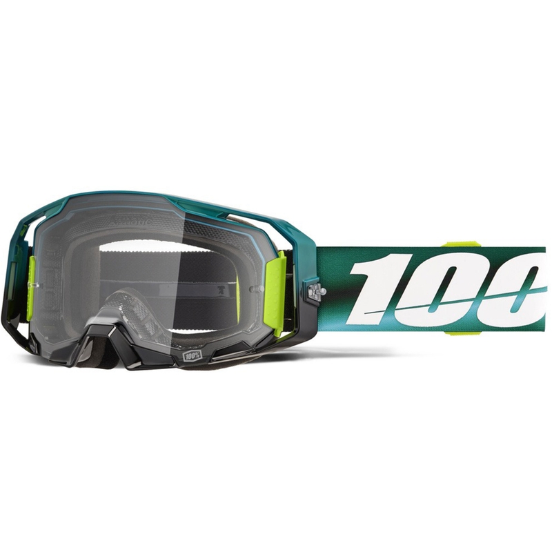 Motokrosové okuliare 100% ARmatic Polarity s čírym plexi