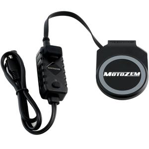 Nabíjací modul s bezdrôtovým nabíjaním pre držiak MotoZem čierny