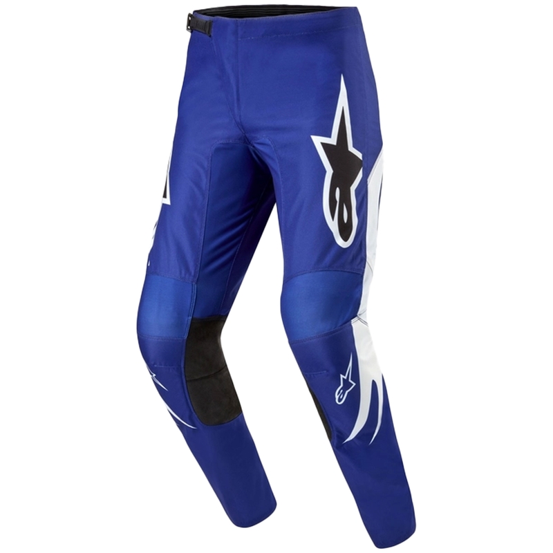 Motokrosové nohavice Alpinestars Fluid Lucent modro-bielo-čierne