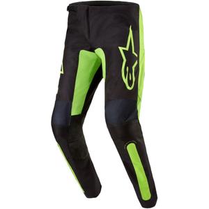 Motokrosové nohavice Alpinestars Fluid Lurv čierno-fluo žlté