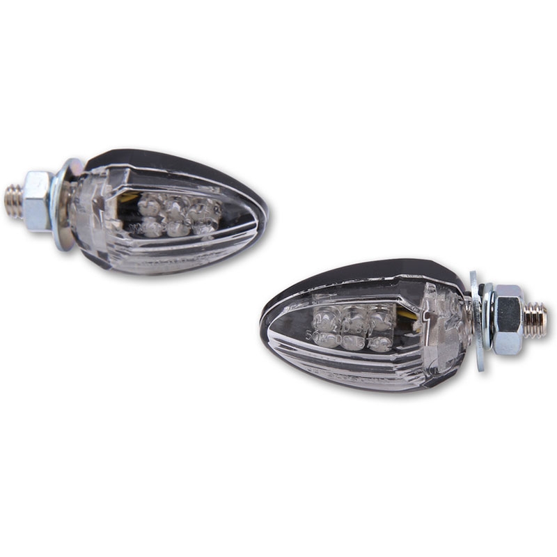 Blinkre na motorku Highsider Smart Drop LED čierne