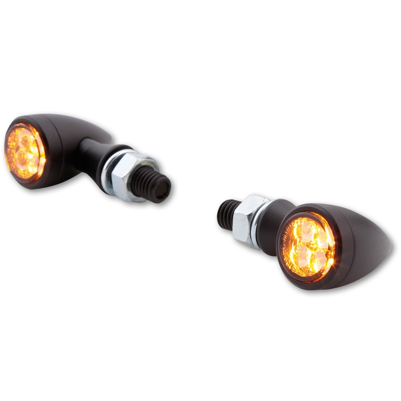 Blinkre na motorku Highsider Smart Sixteen Bullet LED dymovo šedé