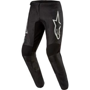Motokrosové nohavice Alpinestars Fluid Graphite čierno-strieborné