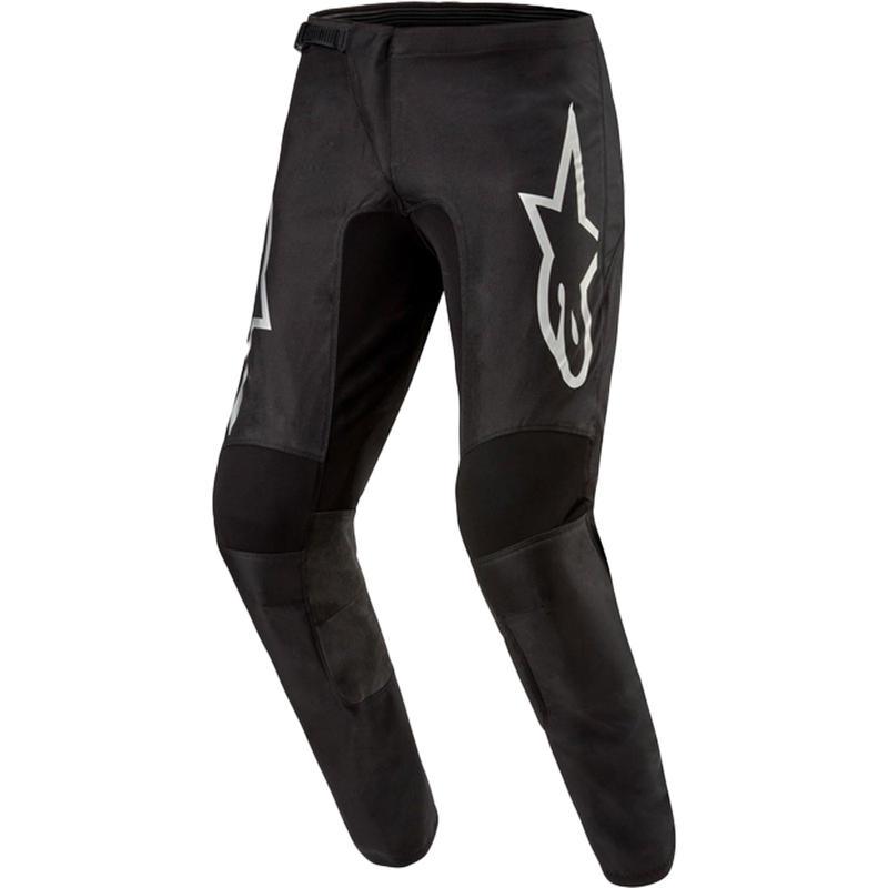 Motokrosové nohavice Alpinestars Fluid Graphite čierno-strieborné