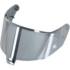 Plexi pre helmy na motorku Alpinestars Supertech R10 zrkadlovo tmavo strieborné